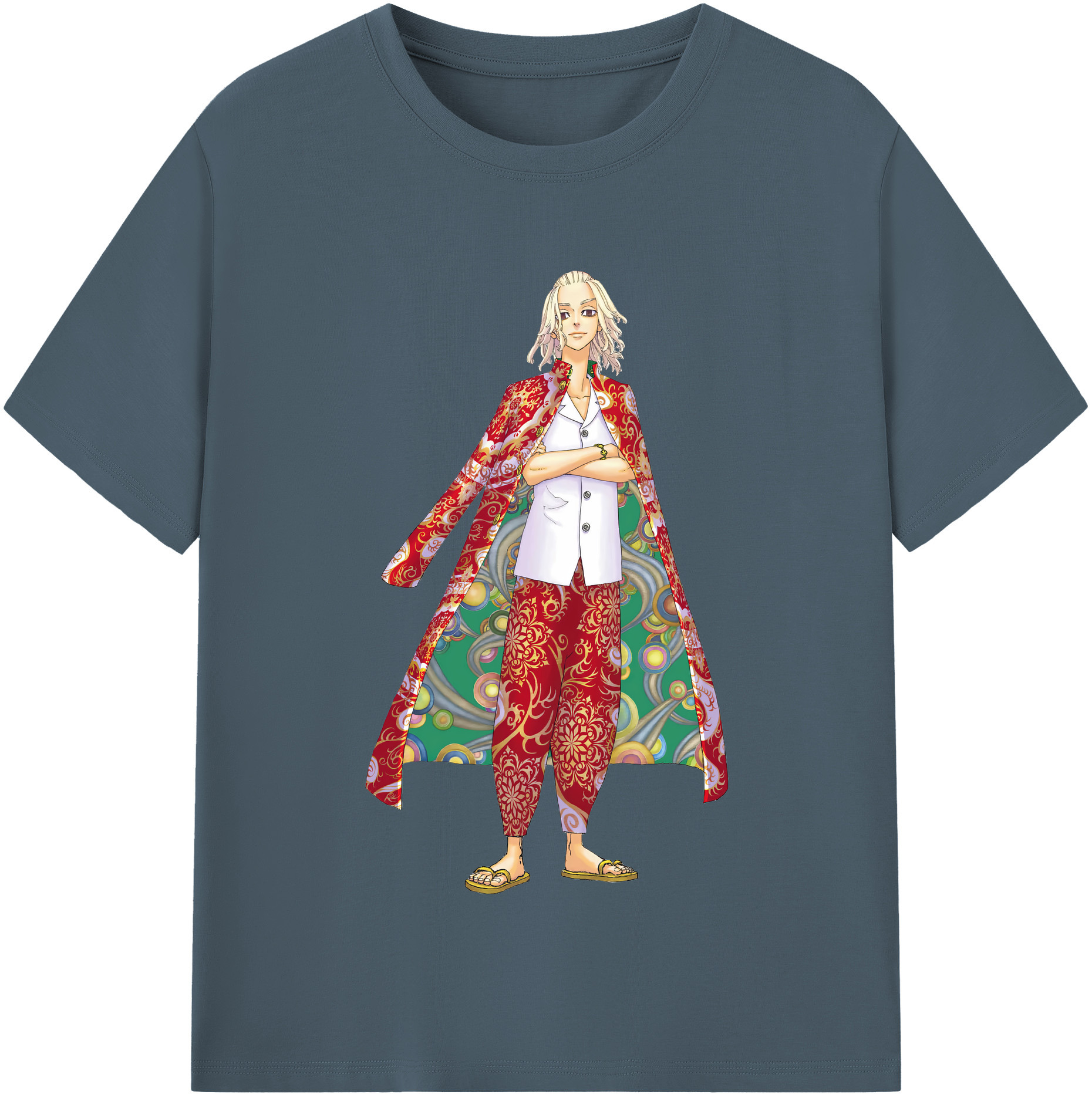 （画像用） 東京リベンジャーズ Tokyo Revengers 綿100％半袖Tシャツ（フロントプリント）